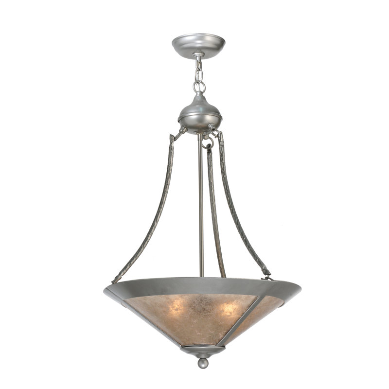 Luminaire suspendu bol simple 2 lumières Bishesh
