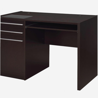 Bureau d'ordinateur à 2 tiroirs Maxim Cappuccino