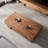 Log style simple coffee table-106442914