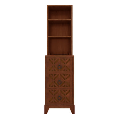 End Table With 3 Drawers(Includes Only Nightstand)