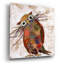 Loon Peak® «Curious Owl 2» par St. Hilaire Elizabeth, art mural en verre acrylique-146134176
