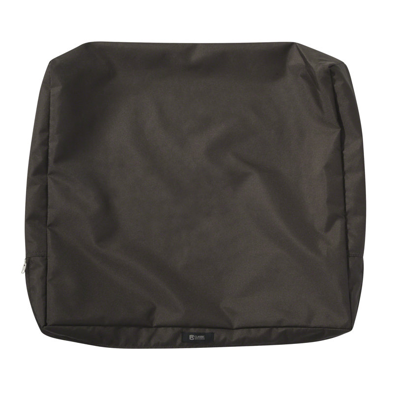 Jaylon Outdoor Dining Chair Cushion Cover, Spice, 25" W x 22" D