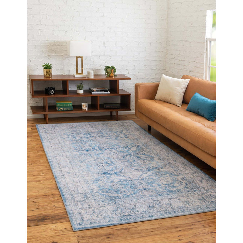 Layne Chenille Oriental Indoor Rug, Rectangle 3'6" x 5'6"