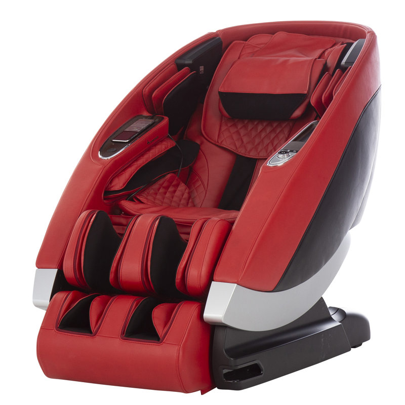 Fauteuil de massage Super Novo, Simili cuir rouge