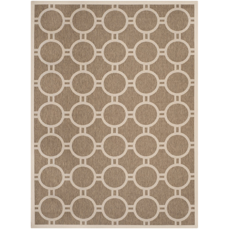 Courtyard Performance Geometric Rug, Rectangle 2' x 3'7"