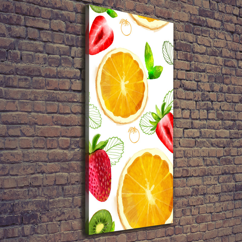 Fruits - Wrapped Canvas Print