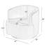 Fauteuil demi-tonneau pivotant Jalena-1176275626