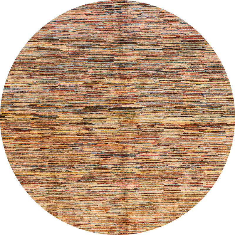 Abstract Indoor Rug, Round 8'