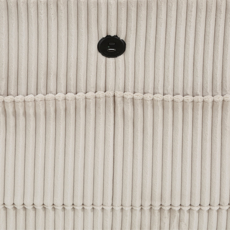 Canapé modulaire 6 pièces avec sièges de rangement 6 pièces, Tissu beige