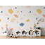 Papier peint amovible avec motifs de pierre imitation terrazzo coloré vénitien-99178637