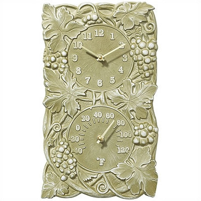 Grapevine Clock Thermometer