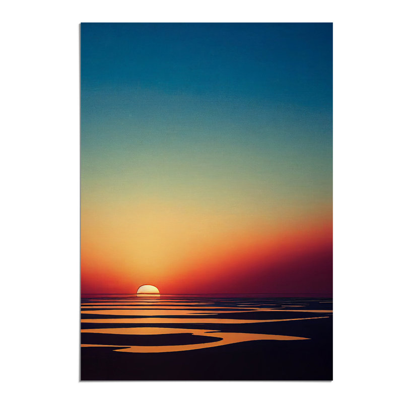 XV1022-3941X Shimmering Sunset - Print, No Matte, 42cm H x 29.7cm W, Paper