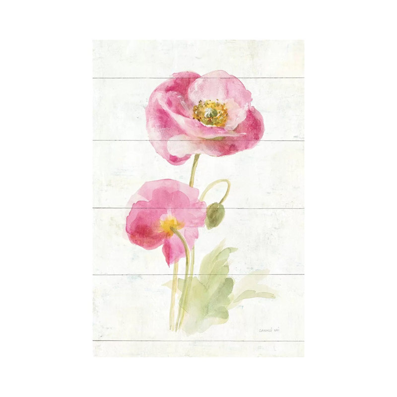 June Blooms IV by Danhui Nai - Wrapped Canvas Painting, 101.6 cm H x 66.04 cm W x 1.91 cm D