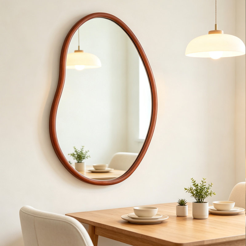 Miroir asymétrique irrégulier Finleyville, 39 po x 27 po