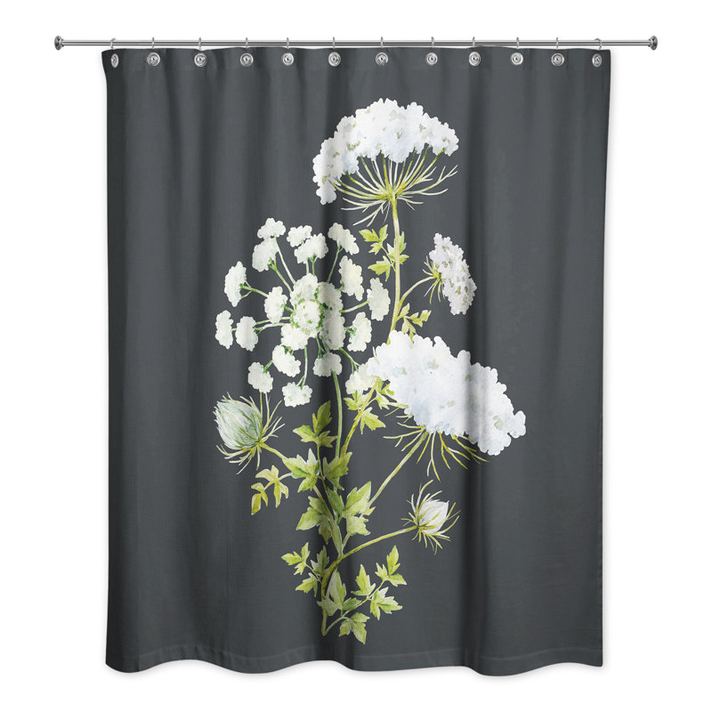 Rideau de douche simple, Noir