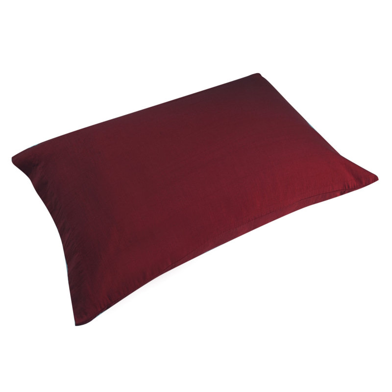 Taie d'oreiller 100% coton Cvja, Rouge