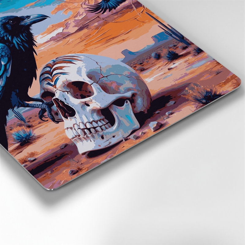 «Southwestern Animals», art mural rose en métal 46, H 384 po x l 384 po x P 0,05 po