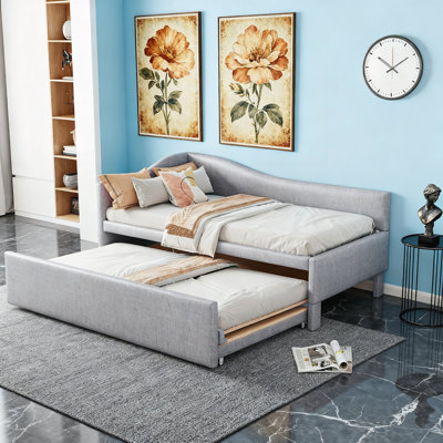 Twin Size Upholstered LShaped Upholstered Daybed