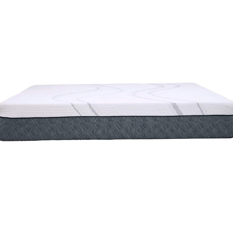 Matelas en mousse à mémoire de forme très grand graphène, 12 po, fatigue moyenne, matelas blanc, Très grand lit, 12.23"