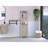 St. Clair Linen Cabinet, Two Interior  Shelves, Two Open Shelves, Single Door-1295041209
