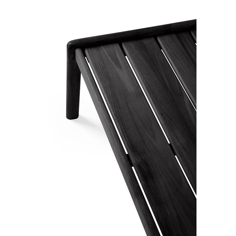 Jack Outdoor Square Teak Coffee Table, 26" W x 47.5" L