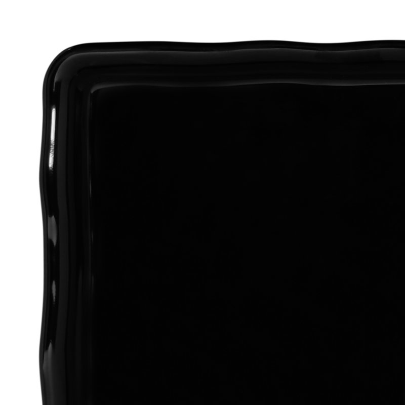 Plateau en mélamine biologique, Noir, H 1,63 po x l 14 po x P 13 po
