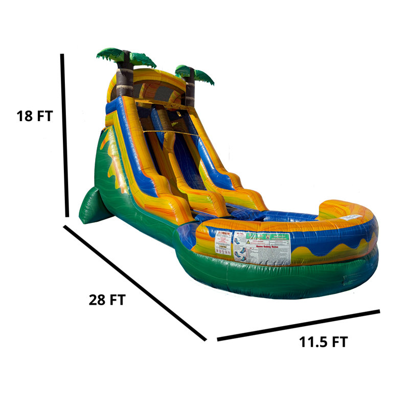 Toboggan aquatique 18 pi Light Paradise