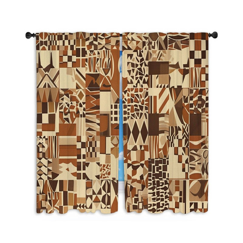 Paire de rideaux obscurcissant en polyester, L 40 po x L 54 po