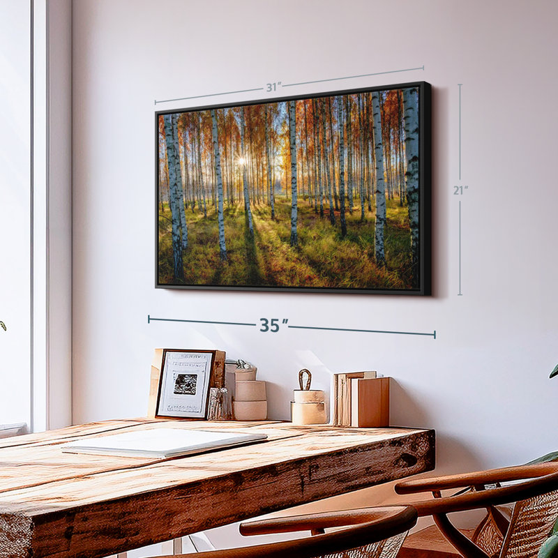 Impression sur toile de bouleau suédois, H 31 po x l 21 po