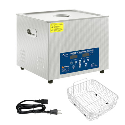 30L Commercial Ultrasonic Cleaner, Stainless Steel Tank with Digital Timer & Heater, Professional Jewelry Watch Parts Cleaning Machine