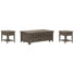 Holton Lift Top Storage Caster Cocktail Table With 2 End Table