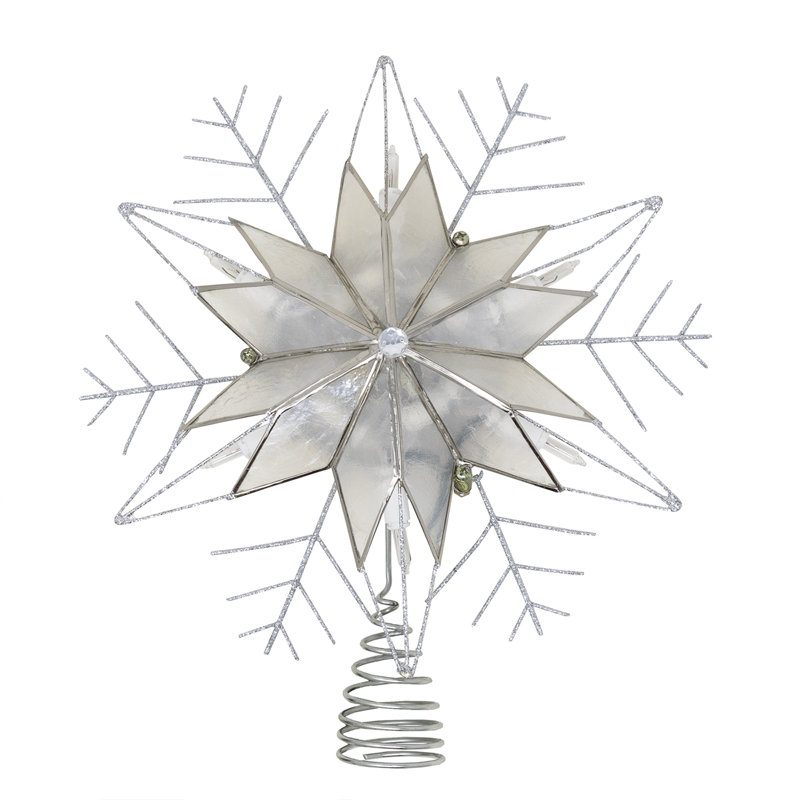 10'' Handmade Metal Tree Topper