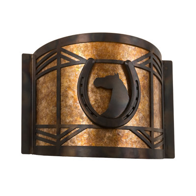 Daouda Steel Flush Mounted Sconce