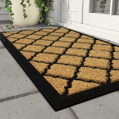Non-Slip Geometric Shapes Doormat