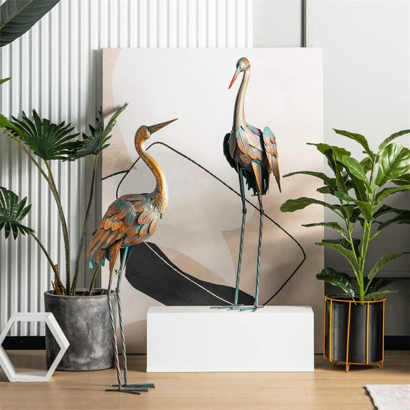 Animals Rust Resistant Metal Garden Statue
