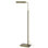 Lampe sur pied Delray en métal à DEL - Hauteur réglable de 112 à 147 cm - Laiton antique - DEL intégrée de 17 W, 3 000 K - Interrupteur à bascule non dimmable - Style moderne