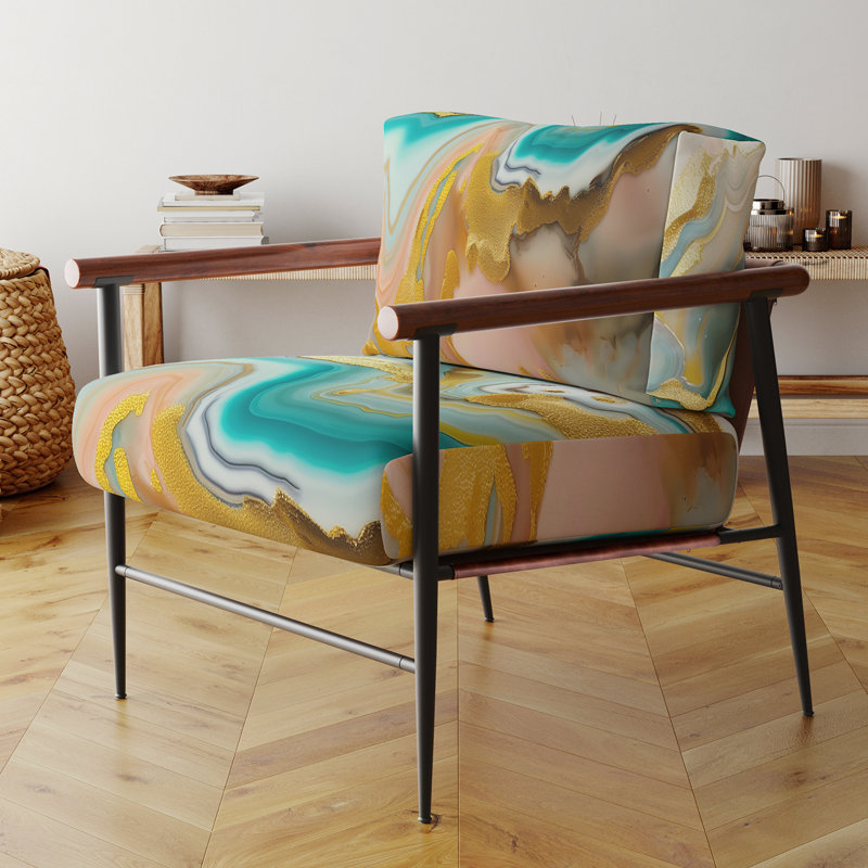 Fauteuil d'appoint Daeschle, Noir, noir, noir, noir