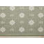 Tapis intérieur / extérieur floral / vert / blanc / scandinave-214638690