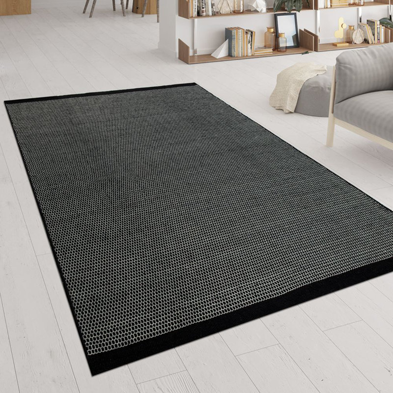 Lorri Solid Colour Hand Woven Area Rug, Rectangle 160 x 230cm
