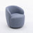 Swivel Accent Armchair Barrel Chair With Powder Coating Metal Ring-1135975773