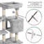 Multifunctional 96.5cm Cat Tree-1583675395