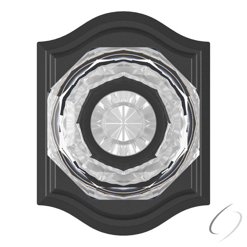 Crystal Door Knob with Baldwin Reserve Rosette