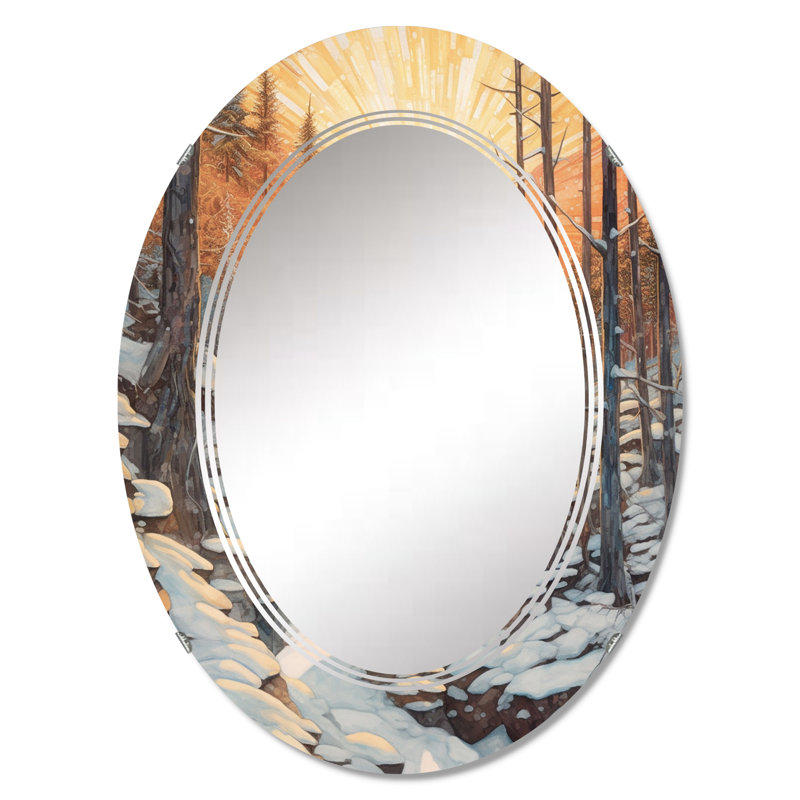 Miroir mural Zoilla, 30 po x 20 po