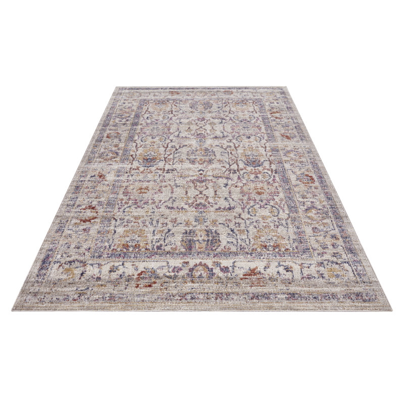 Luxor Cream Indoor/Outdoor Rug, Rectangle 75 x 120 cm