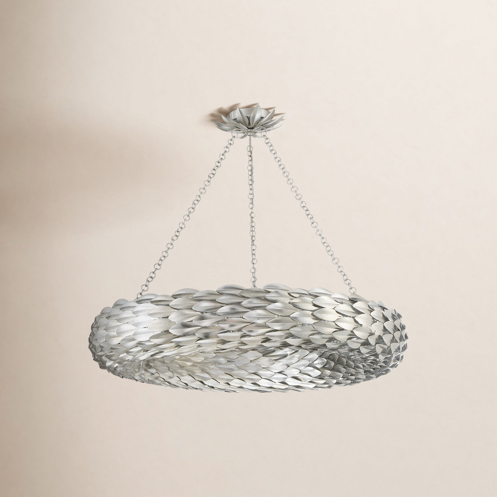 Adelynn Wagon Wheel Pendant Light, 8
