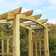 Monterey 134cm W x 72cm D Solid Wood Garden Arches in Natural