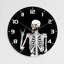 Horloge murale, décoration de cuisine silencieuse de 10 pouces sans tic-tac, à piles pour le bureau de la chambre à coucher de la salle de bain