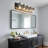Modern Farmhouse Dimmable Bathroom Vanity Light with Seeded Glass and One-Piece Backplate-938111433-887759154