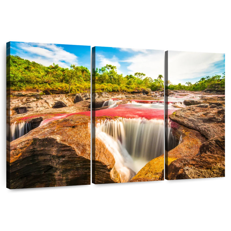 Cascade Alvord Cano Cristales, H 42 po x l 65 po