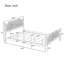 Structure de lit en rotin de style traditionnel pour grand lit, aucun sommier nécessaire-1001664084-1001664074
